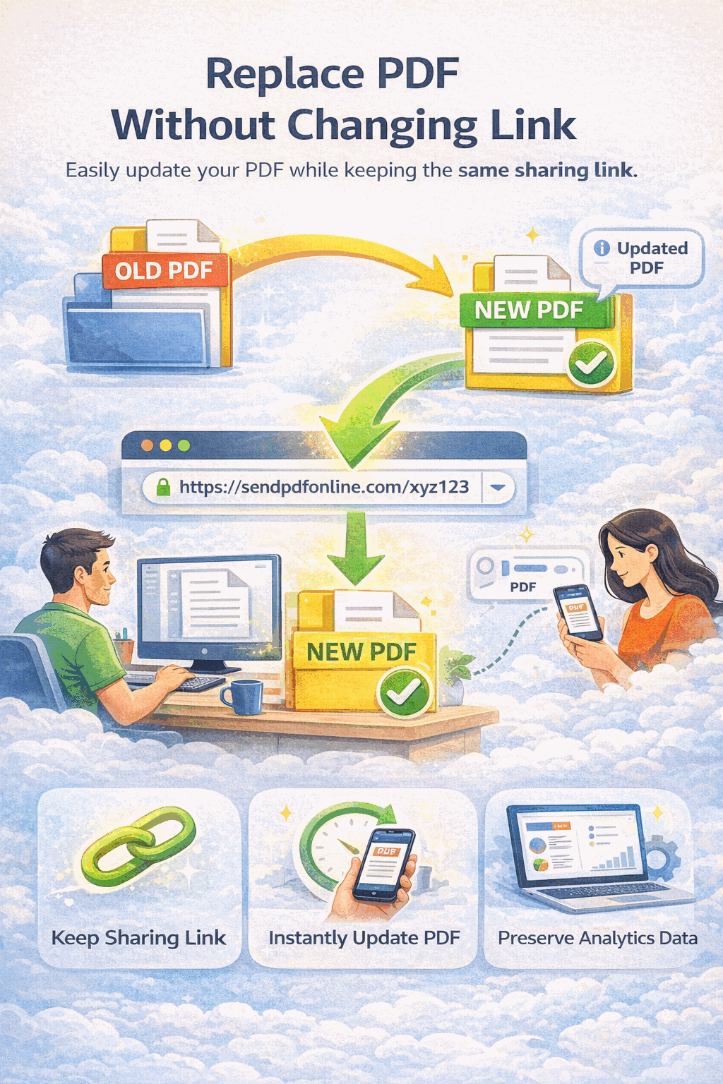 MaiPDF branded PDF viewer with custom watermark