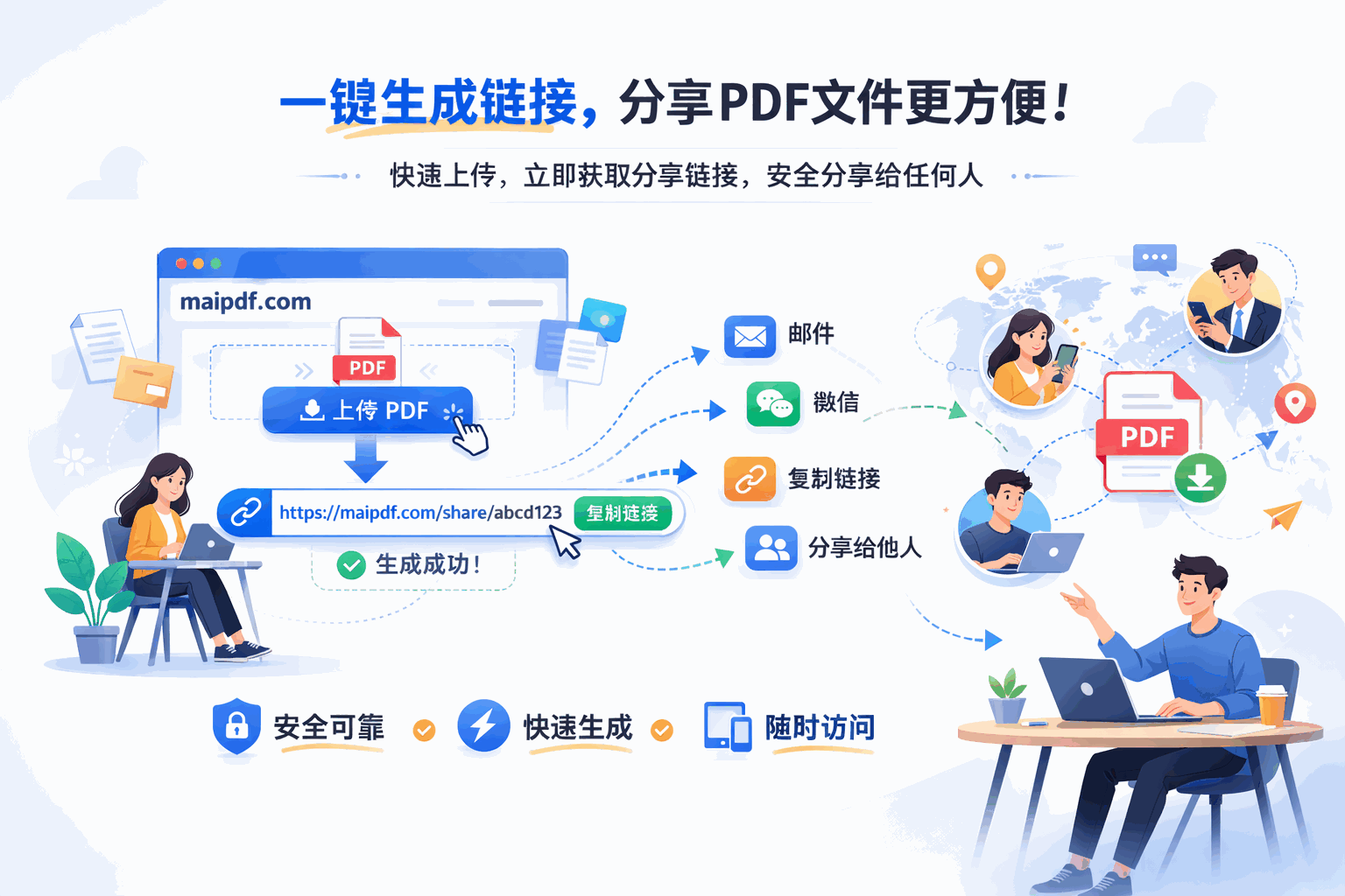 MaiPDF 在线托管让分享更方便