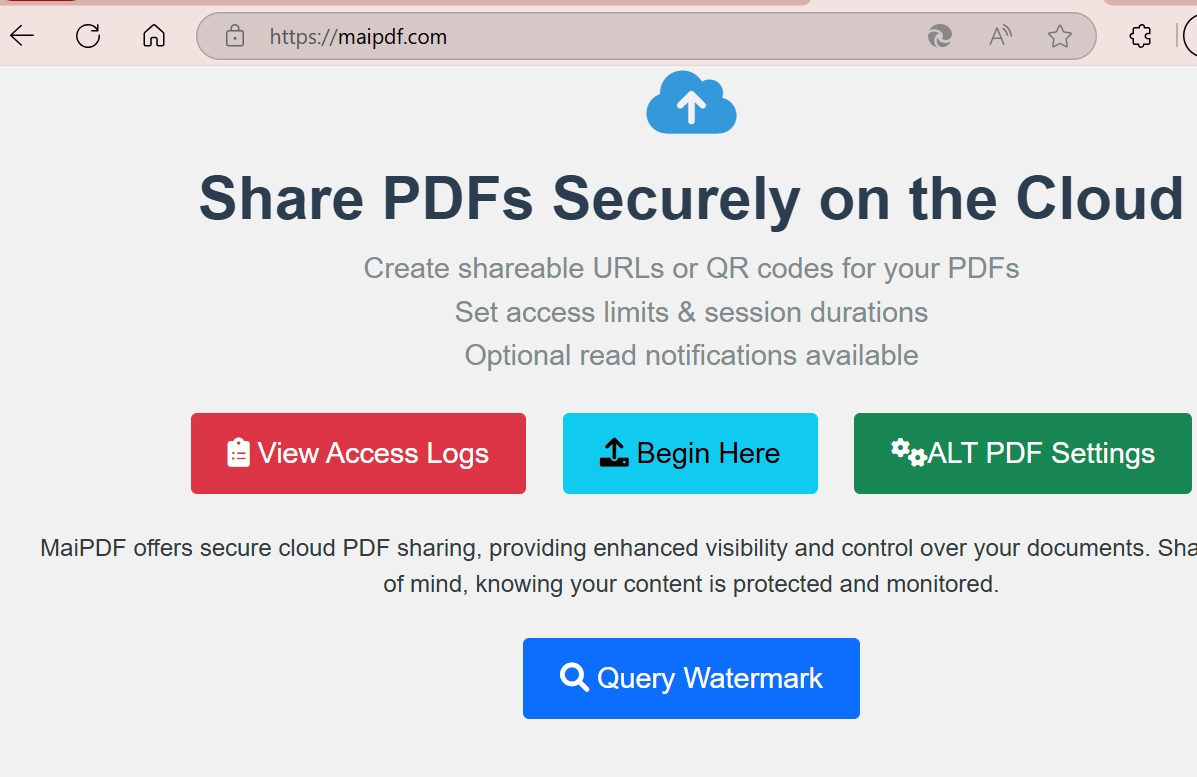 MaiPDF QR Code Generation